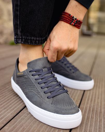 Acquista Chekich Scarpe da uomo Sneakers Stringate in ecopelle nera 2023  Stagioni primavera estate Moda casual Comode cuciture leggere e suola alta  CH271